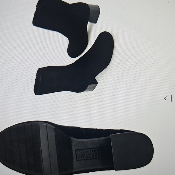 NWT Kenneth Cole Reaction Raleigh Block Heel Bootie Side Zip 2" heel 7.5M - Picture 5 of 8